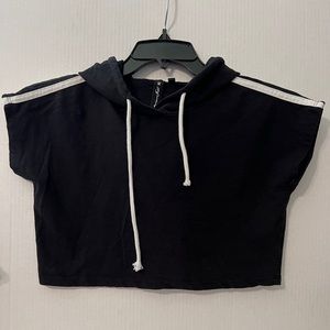 Miami Style Crop Hooded Top